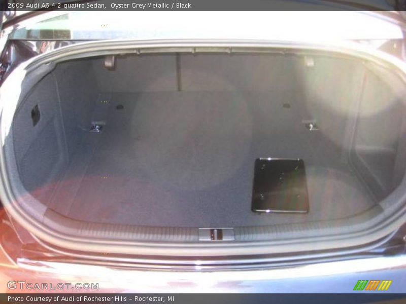 Oyster Grey Metallic / Black 2009 Audi A6 4.2 quattro Sedan