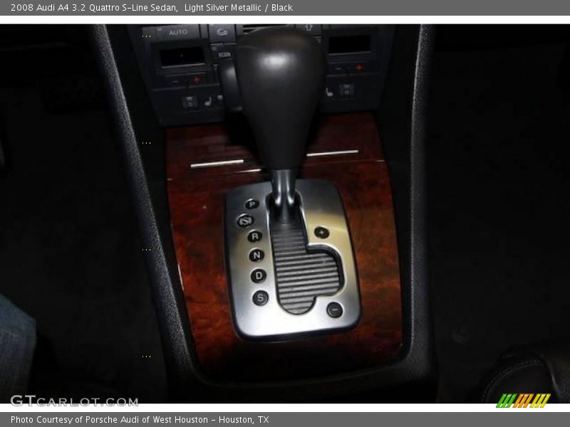 Light Silver Metallic / Black 2008 Audi A4 3.2 Quattro S-Line Sedan