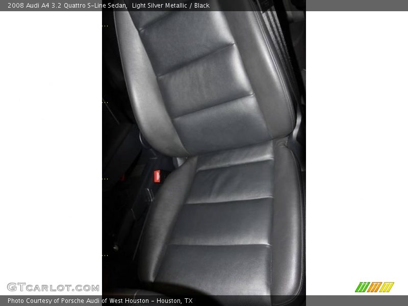 Light Silver Metallic / Black 2008 Audi A4 3.2 Quattro S-Line Sedan