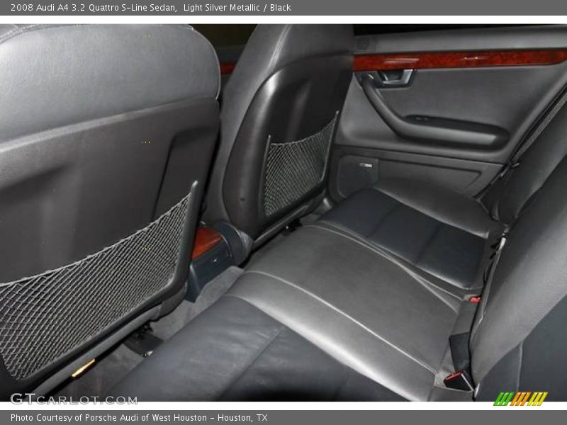 Light Silver Metallic / Black 2008 Audi A4 3.2 Quattro S-Line Sedan