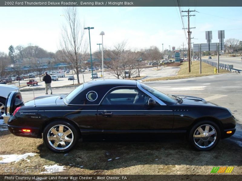 Evening Black / Midnight Black 2002 Ford Thunderbird Deluxe Roadster