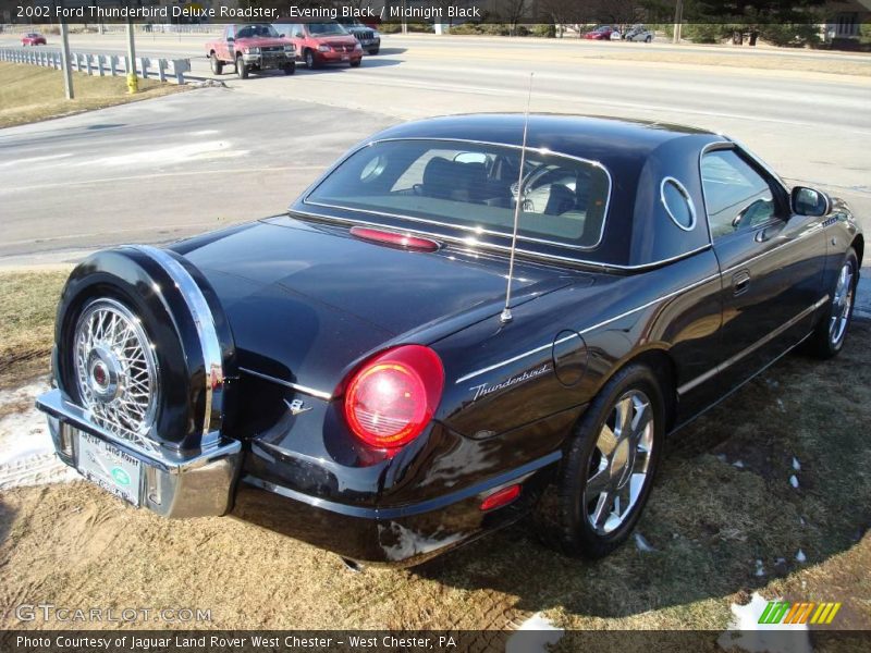Evening Black / Midnight Black 2002 Ford Thunderbird Deluxe Roadster