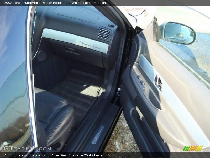 Evening Black / Midnight Black 2002 Ford Thunderbird Deluxe Roadster