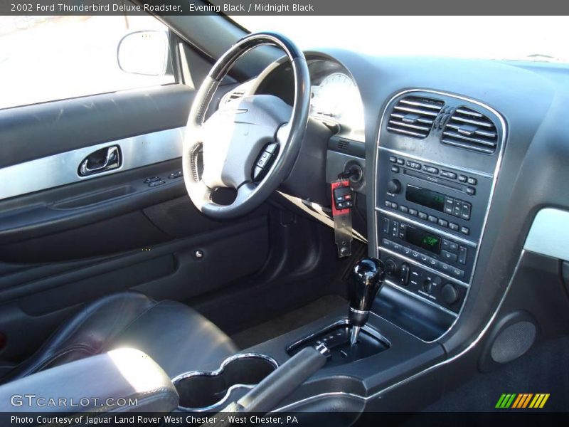 Evening Black / Midnight Black 2002 Ford Thunderbird Deluxe Roadster