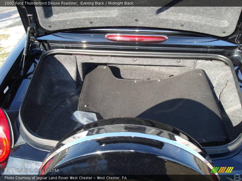Evening Black / Midnight Black 2002 Ford Thunderbird Deluxe Roadster