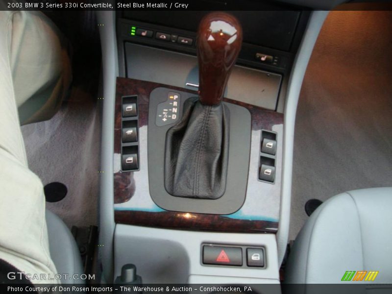 Steel Blue Metallic / Grey 2003 BMW 3 Series 330i Convertible