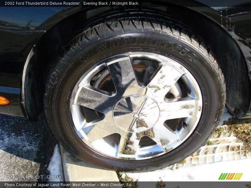 Evening Black / Midnight Black 2002 Ford Thunderbird Deluxe Roadster