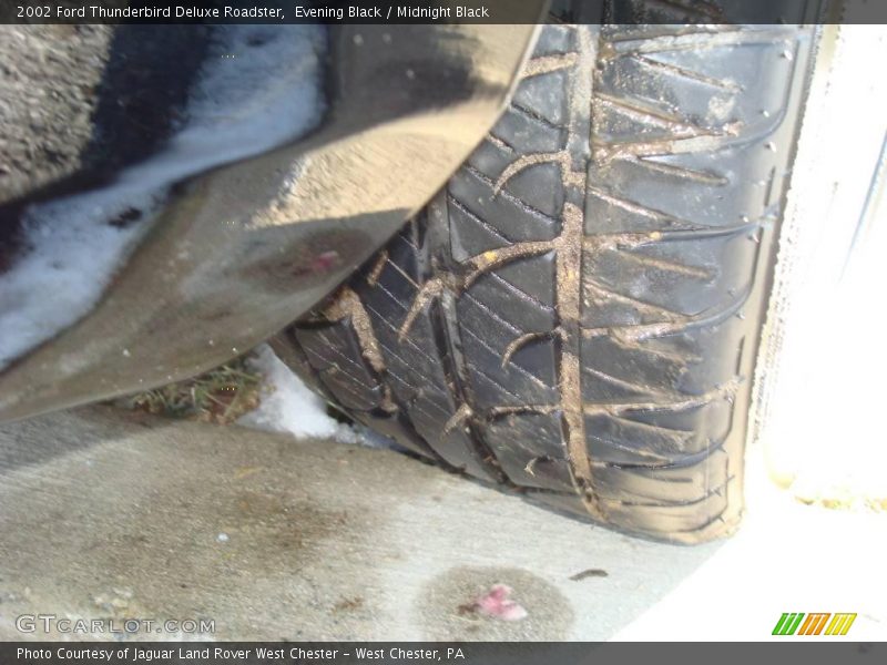 Evening Black / Midnight Black 2002 Ford Thunderbird Deluxe Roadster
