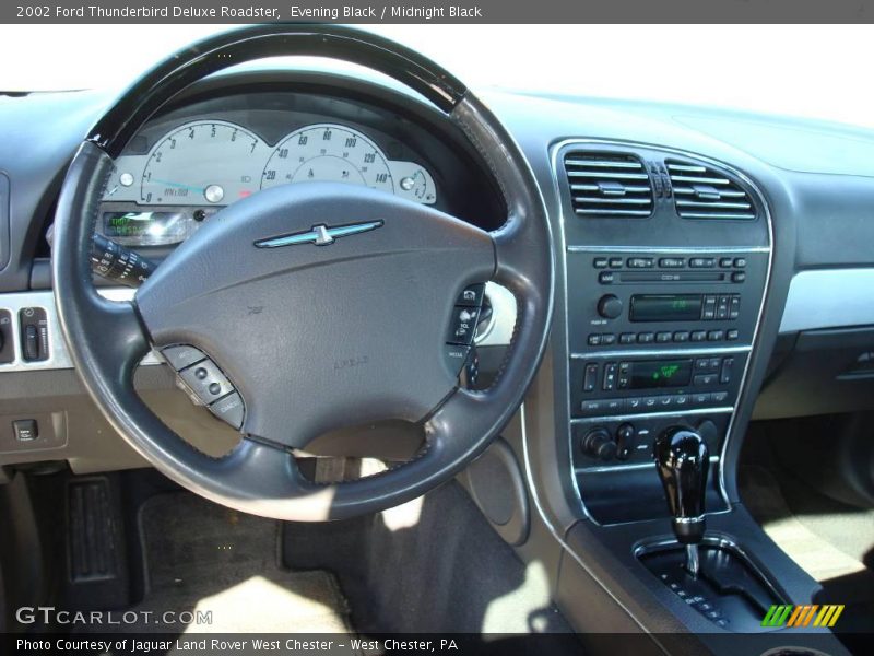 Evening Black / Midnight Black 2002 Ford Thunderbird Deluxe Roadster