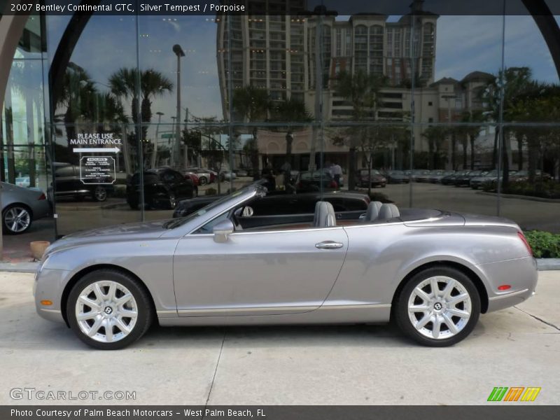 Silver Tempest / Porpoise 2007 Bentley Continental GTC