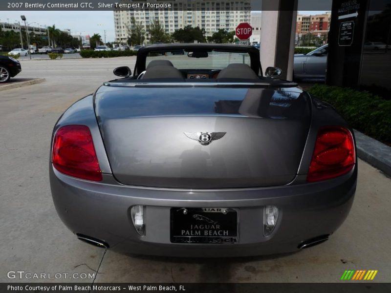 Silver Tempest / Porpoise 2007 Bentley Continental GTC