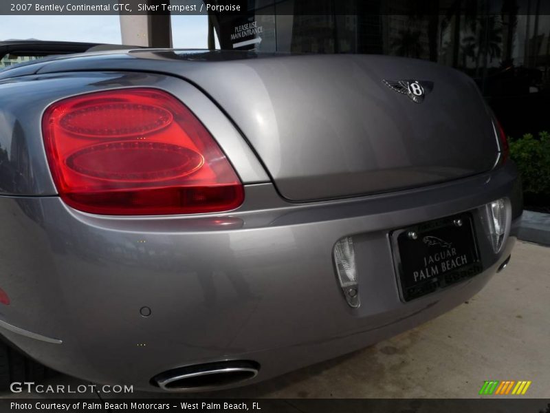 Silver Tempest / Porpoise 2007 Bentley Continental GTC