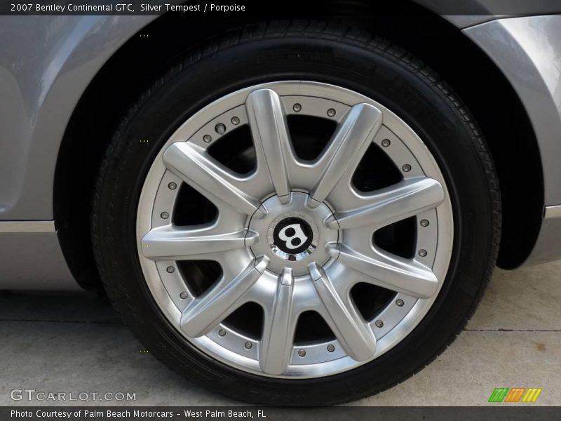 Silver Tempest / Porpoise 2007 Bentley Continental GTC