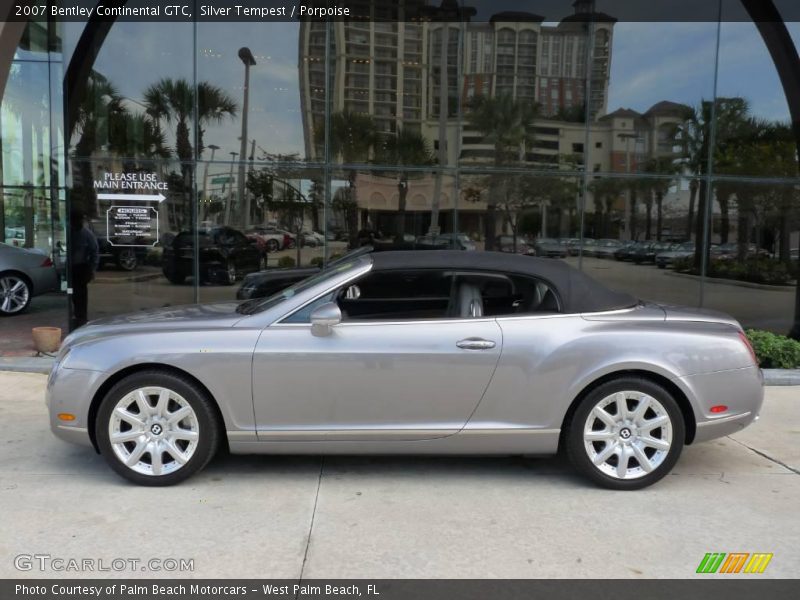 Silver Tempest / Porpoise 2007 Bentley Continental GTC