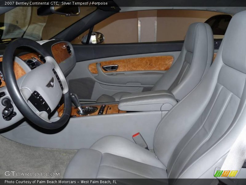 Silver Tempest / Porpoise 2007 Bentley Continental GTC