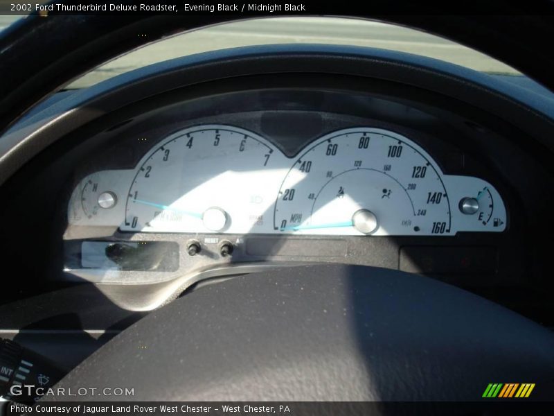 Evening Black / Midnight Black 2002 Ford Thunderbird Deluxe Roadster