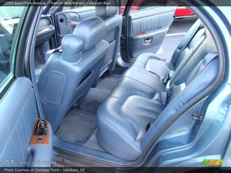 Titanium Blue Metallic / Medium Blue 2000 Buick Park Avenue