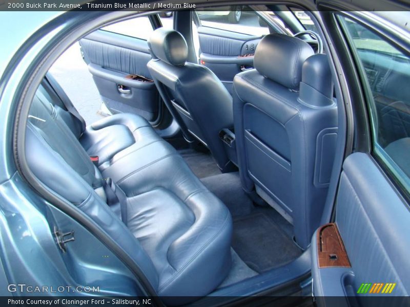 Titanium Blue Metallic / Medium Blue 2000 Buick Park Avenue