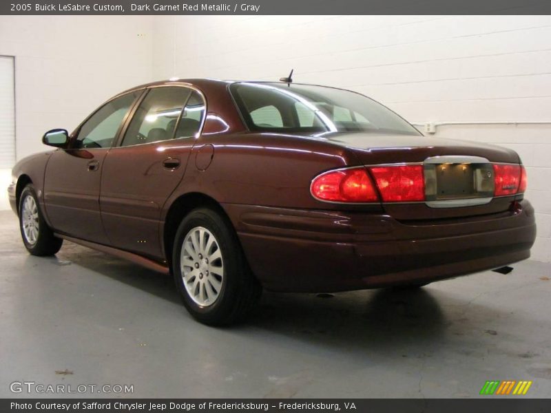 Dark Garnet Red Metallic / Gray 2005 Buick LeSabre Custom