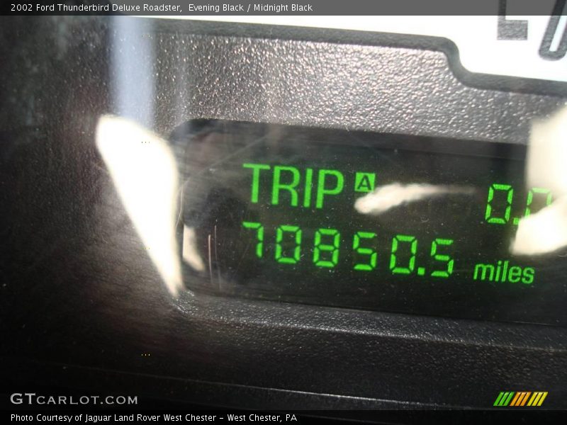 Evening Black / Midnight Black 2002 Ford Thunderbird Deluxe Roadster