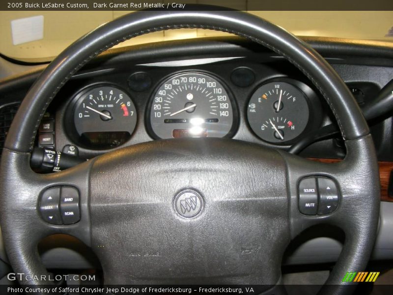 Dark Garnet Red Metallic / Gray 2005 Buick LeSabre Custom