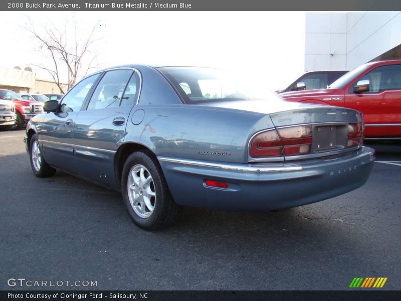 Titanium Blue Metallic / Medium Blue 2000 Buick Park Avenue