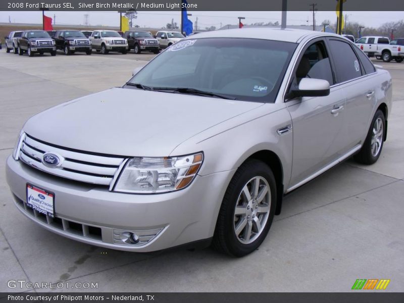 Silver Birch Metallic / Medium Light Stone 2008 Ford Taurus SEL