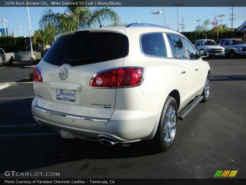 White Diamond Tri Coat / Ebony/Ebony 2008 Buick Enclave CXL