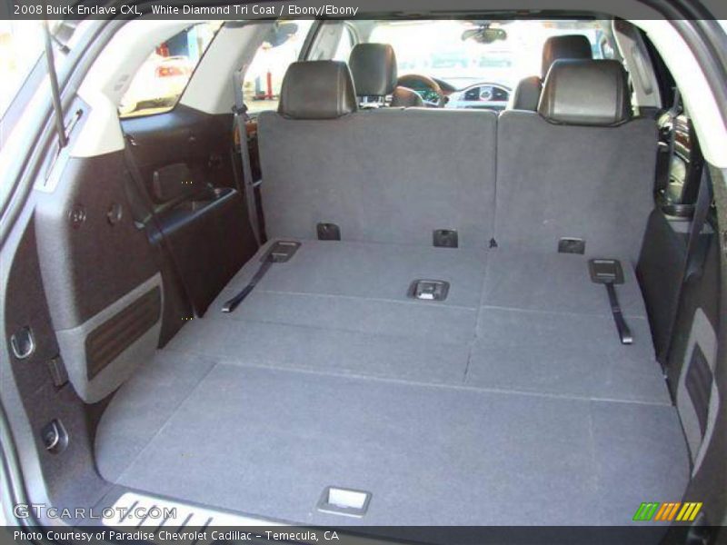 White Diamond Tri Coat / Ebony/Ebony 2008 Buick Enclave CXL