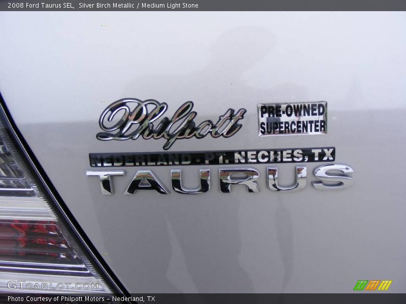Silver Birch Metallic / Medium Light Stone 2008 Ford Taurus SEL