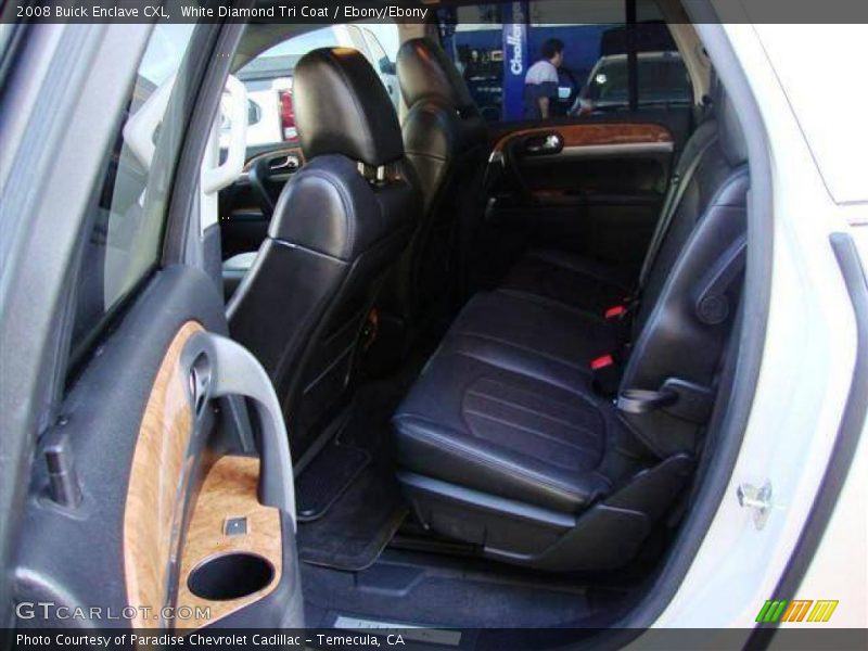 White Diamond Tri Coat / Ebony/Ebony 2008 Buick Enclave CXL