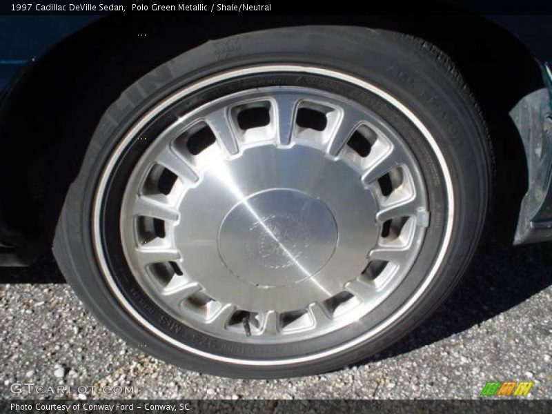 Polo Green Metallic / Shale/Neutral 1997 Cadillac DeVille Sedan