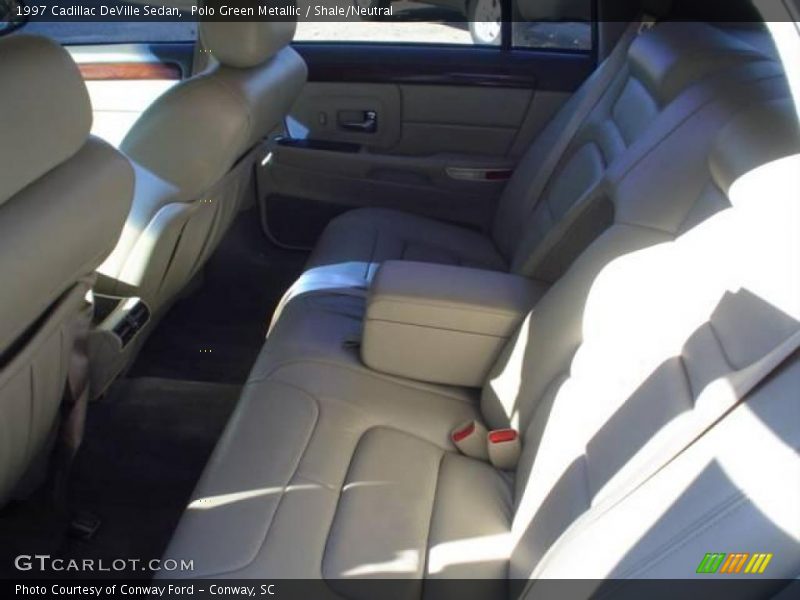 Polo Green Metallic / Shale/Neutral 1997 Cadillac DeVille Sedan
