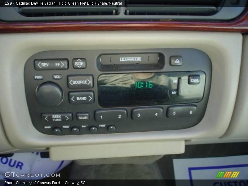 Polo Green Metallic / Shale/Neutral 1997 Cadillac DeVille Sedan