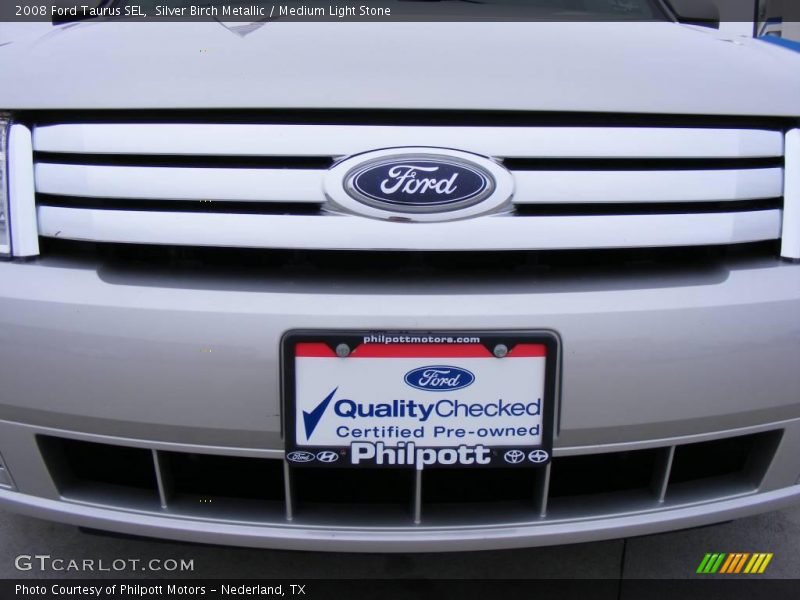 Silver Birch Metallic / Medium Light Stone 2008 Ford Taurus SEL