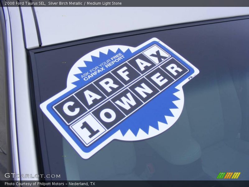 Silver Birch Metallic / Medium Light Stone 2008 Ford Taurus SEL