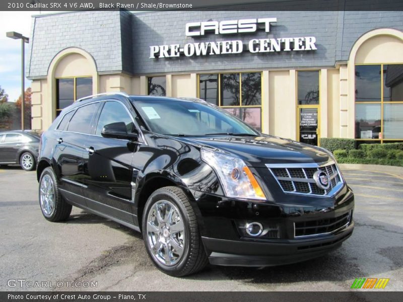 Black Raven / Shale/Brownstone 2010 Cadillac SRX 4 V6 AWD