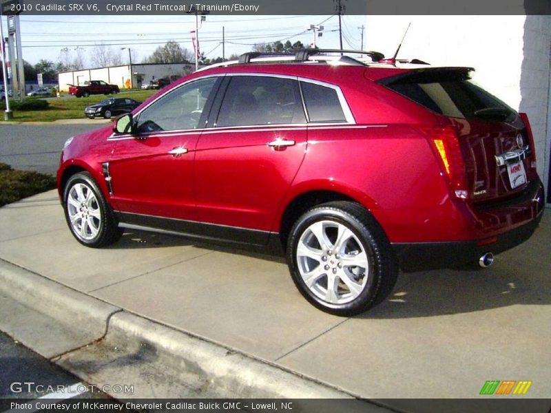 Crystal Red Tintcoat / Titanium/Ebony 2010 Cadillac SRX V6