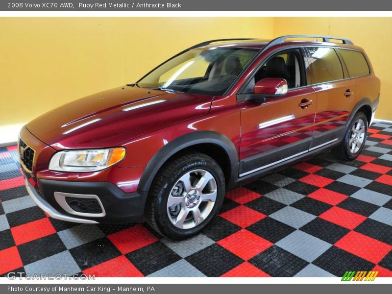 Ruby Red Metallic / Anthracite Black 2008 Volvo XC70 AWD