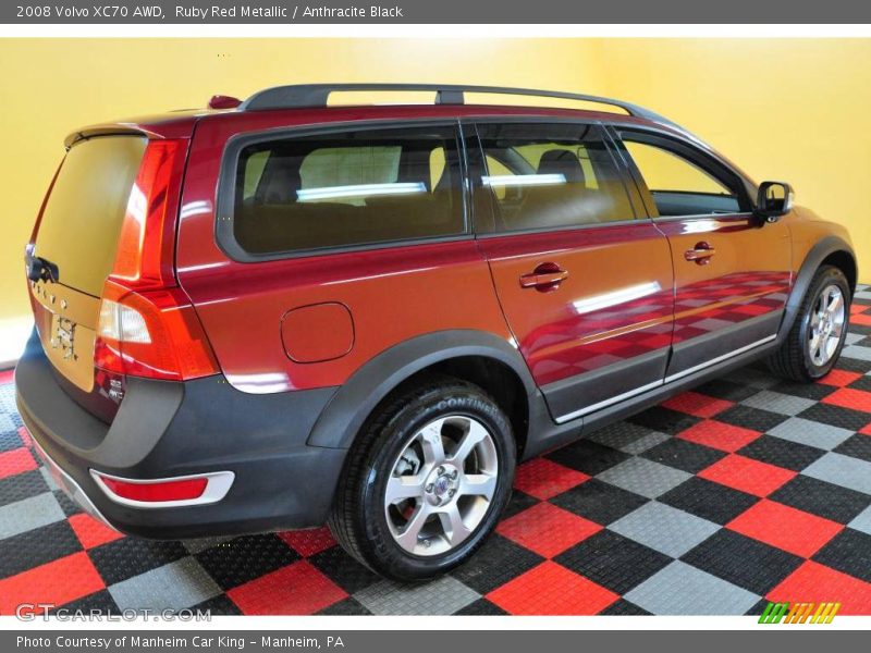 Ruby Red Metallic / Anthracite Black 2008 Volvo XC70 AWD