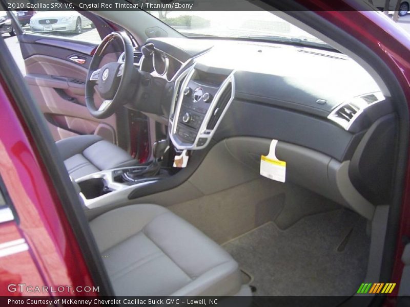 Crystal Red Tintcoat / Titanium/Ebony 2010 Cadillac SRX V6