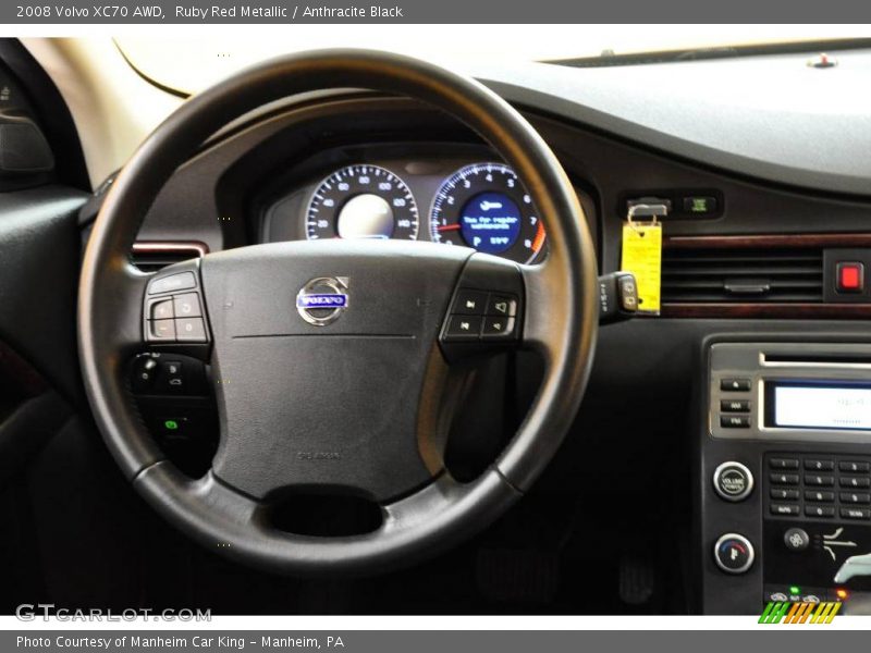Ruby Red Metallic / Anthracite Black 2008 Volvo XC70 AWD