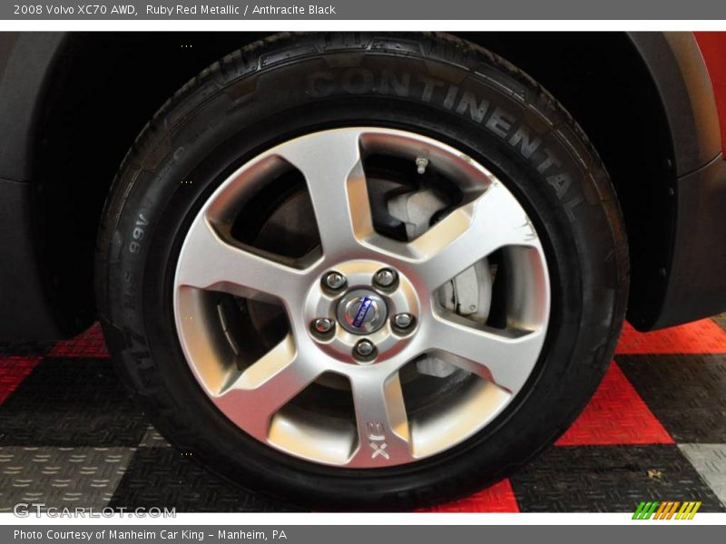 Ruby Red Metallic / Anthracite Black 2008 Volvo XC70 AWD
