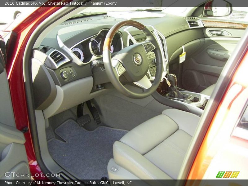 Crystal Red Tintcoat / Titanium/Ebony 2010 Cadillac SRX V6