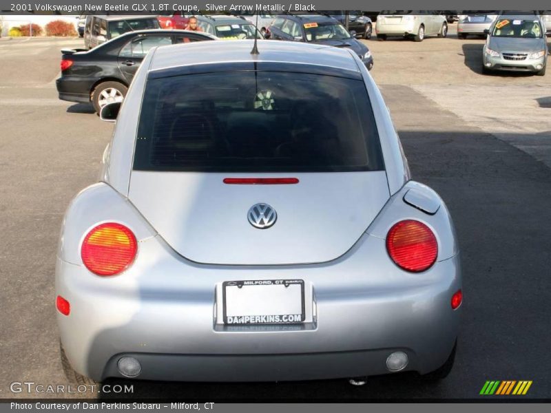 Silver Arrow Metallic / Black 2001 Volkswagen New Beetle GLX 1.8T Coupe