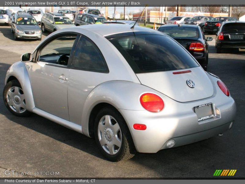 Silver Arrow Metallic / Black 2001 Volkswagen New Beetle GLX 1.8T Coupe