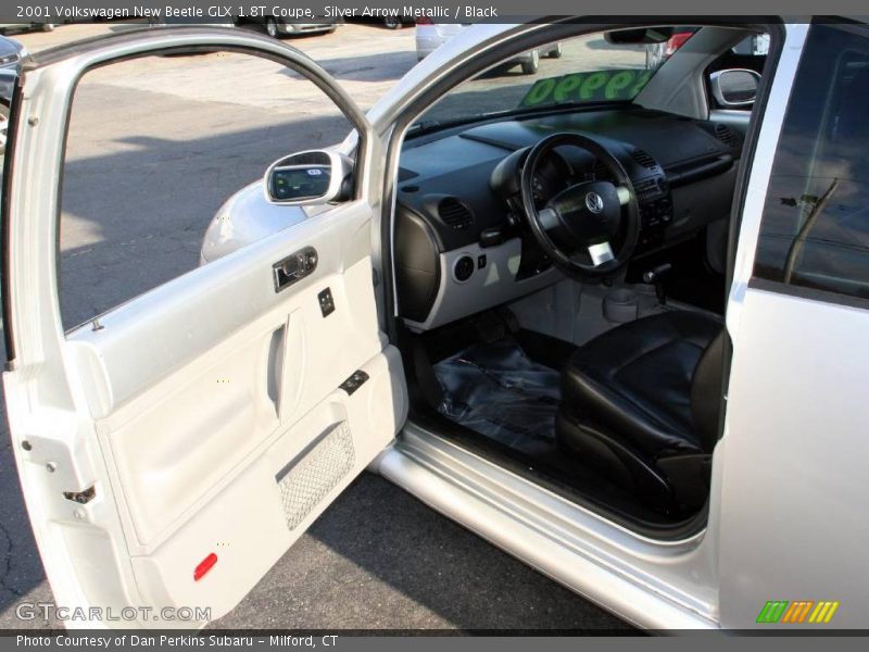Silver Arrow Metallic / Black 2001 Volkswagen New Beetle GLX 1.8T Coupe