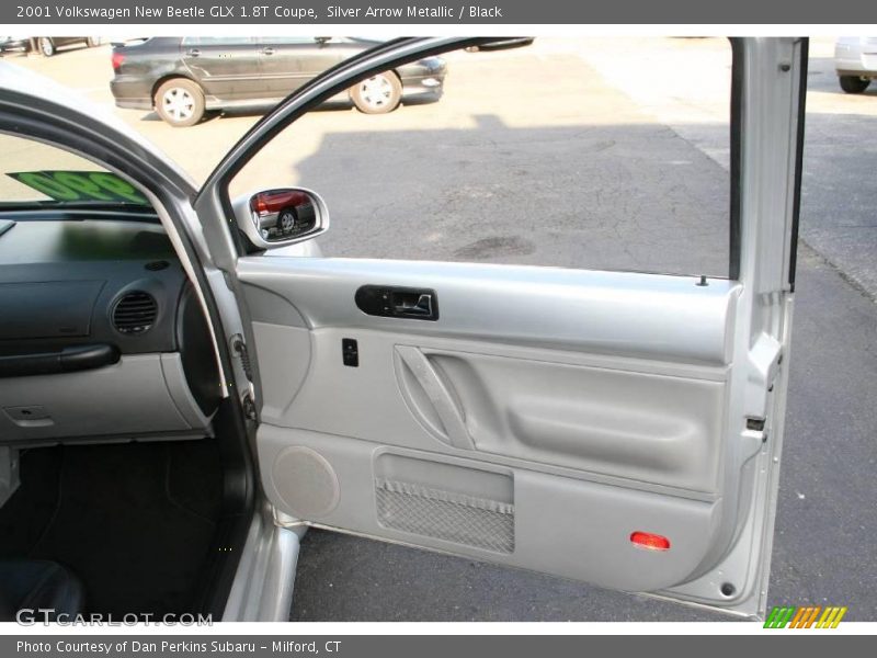 Silver Arrow Metallic / Black 2001 Volkswagen New Beetle GLX 1.8T Coupe