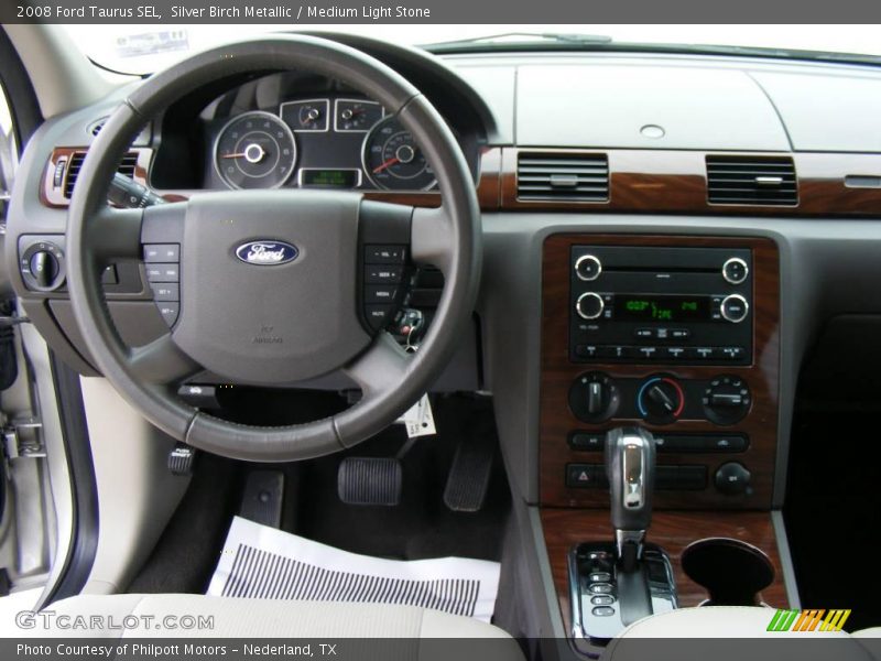 Silver Birch Metallic / Medium Light Stone 2008 Ford Taurus SEL