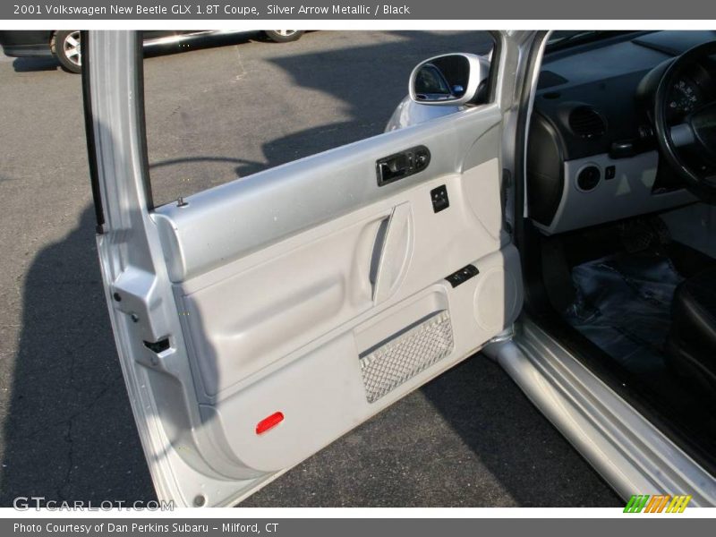 Silver Arrow Metallic / Black 2001 Volkswagen New Beetle GLX 1.8T Coupe